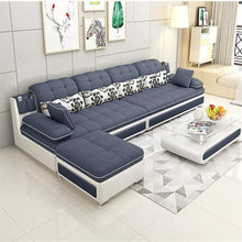 Load image into Gallery viewer, L shape hot sales  Living Room sofa set modern Style fabric sectional Sofas