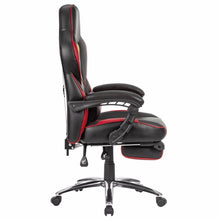 Load image into Gallery viewer, LANGRIA Ergonomic High-Back Faux Leather Racing Style Reclining Computer Gaming Executive Office Chair with Padded Footrest