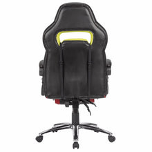 Load image into Gallery viewer, LANGRIA Ergonomic High-Back Faux Leather Racing Style Reclining Computer Gaming Executive Office Chair with Padded Footrest