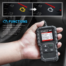 Load image into Gallery viewer, LAUNCH X431 CR3001 Full OBD2 scanner OBDII Engine Code Reader Car Diagnostic tool Multilingual free update PK CR319 AD310 ELM327