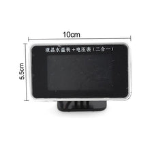 Load image into Gallery viewer, LCD 12/24V Water Temperature Meter Water Temp Gauge Voltmeter Temp Gauges Automobile Electronic Universal manometro oil sensor