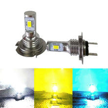 Load image into Gallery viewer, LED Fog Light H7 80W 3570 2smd Highlight Decoding Light Automobile LED Fog Lamp Motorcycle Light