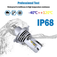 Load image into Gallery viewer, LED H4 H7 H11 H9 H8 H16(JP) HB3 HB4 9005 H10 9006 HB2 9003 Car LED Headlight Bulbs 50W 10000Lm 6000K Hi Lo Beam ZES Chips 1 pair