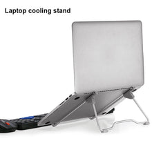 Load image into Gallery viewer, LS11 Aluminum Alloy Folding Collapsible Bracket Base Quick Heat Dissipation Stand For Macbook Laptops Tablet Holder Computer &amp; Office