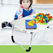 Load image into Gallery viewer, Laptop Double-Folding Computer Table Folding Computer Desk PC Laptop Table Writing Workstation Home Office Furniture