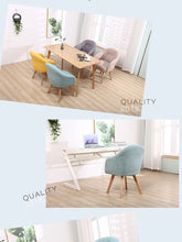 Load image into Gallery viewer, Lazy Chair back home dining chair modern minimalist cafe lounge chair Nordic hotel creative wood chair