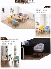 Load image into Gallery viewer, Lazy Chair back home dining chair modern minimalist cafe lounge chair Nordic hotel creative wood chair