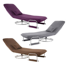 Load image into Gallery viewer, Lazy Couch Folding Chair Multifunctional Dual-use Single Siesta Bed Office Rotating Lunch Break Computer Chair