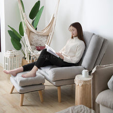 Load image into Gallery viewer, Lazy Sofa Single Recreational Folding Balcony Bedroom Bedside Small Huxing Sofa Room Midday Break Backrest Lifting Chair