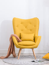 Load image into Gallery viewer, Lazy Sofa Small Apartment Modern Minimalist Creative Bedroom Sofa Nordic Fabric Balcony Leisure Single Sofa Chair