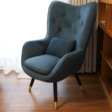 Load image into Gallery viewer, Lazy Sofa Small Apartment Modern Minimalist Creative Bedroom Sofa Nordic Fabric Balcony Leisure Single Sofa Chair