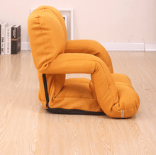 Load image into Gallery viewer, Lazy Sofa With Armrest Multifunctional Folding Floor Chair Sofa Lounger Bed