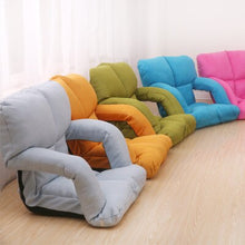 Load image into Gallery viewer, Lazy Sofa With Armrest Multifunctional Folding Floor Chair Sofa Lounger Bed