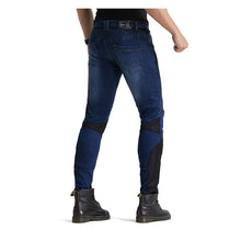 Load image into Gallery viewer, Loong Biker New High Quality Men Motorcycle Breathable Jeans Drop Resistance Slim Denim Jean Automobile Race Pants Blue Black