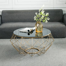 Load image into Gallery viewer, Louis Fashion Coffee Tables Nordic Modern Circular Tea Living Room Iron Art