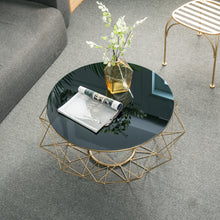 Load image into Gallery viewer, Louis Fashion Coffee Tables Nordic Modern Circular Tea Living Room Iron Art