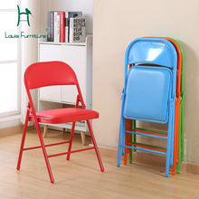 Load image into Gallery viewer, Louis Fashion Dining Chairs Home Stool Folding Portable Simple Modern Student Dormitory Office Modern