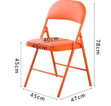 Load image into Gallery viewer, Louis Fashion Dining Chairs Home Stool Folding Portable Simple Modern Student Dormitory Office Modern