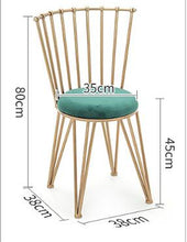 Load image into Gallery viewer, Louis Fashion Living Room Chairs Nordic Backrest Modern Minimalist Study Family Character Creative Art Restaurant