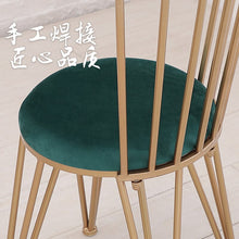 Load image into Gallery viewer, Louis Fashion Living Room Chairs Nordic Backrest Modern Minimalist Study Family Character Creative Art Restaurant