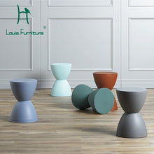 Load image into Gallery viewer, Louis Fashion Stools Modern Minimalist North European Home Creative Plastic Small Family Hall for Shoes Replacement