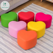 Load image into Gallery viewer, Louis Fashion Stools Ottomans Creative Shoes Children Living Room Sofa Tea Table Stool Heart Shaped Household Peels