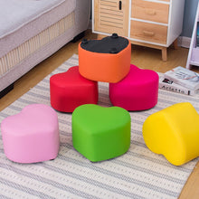 Load image into Gallery viewer, Louis Fashion Stools Ottomans Creative Shoes Children Living Room Sofa Tea Table Stool Heart Shaped Household Peels