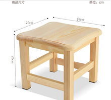 Load image into Gallery viewer, Louis Fashion Stools Ottomans Household Solid Wood Creative Shoes Changing Room Simple Modern Log