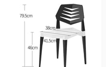Load image into Gallery viewer, Louis Fashion Stools &amp; Ottomans Nordic Modern Minimalist Leisure Plastic Household Chair