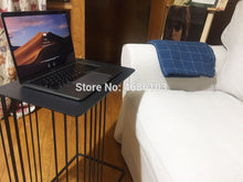Load image into Gallery viewer, Luxury gold Creative wrought iron coffee table modern minimalist small table bedroom bedside table sofa side corner