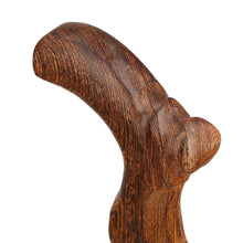Load image into Gallery viewer, Mahogany wood wooden crutch wings old crutches elderly cane root longevity Jiapin
