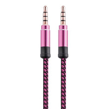 Load image into Gallery viewer, Male To Male Phone Car Nylon Plated Stereo AUX Headphone Audio Cable Good Automobiles &amp; Motorcycles Car Electronics Car Audio