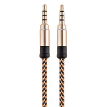 Load image into Gallery viewer, Male To Male Phone Car Nylon Plated Stereo AUX Headphone Audio Cable Good Automobiles &amp; Motorcycles Car Electronics Car Audio