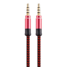 Load image into Gallery viewer, Male To Male Phone Car Nylon Plated Stereo AUX Headphone Audio Cable Good Automobiles &amp; Motorcycles Car Electronics Car Audio