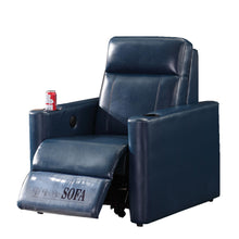 Load image into Gallery viewer, Manufacturer produces single leather custom VIP cinema sofa multifunctional high-end first-class cinema engineering sofa