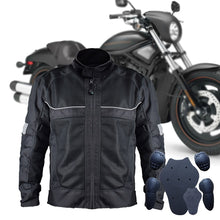 Load image into Gallery viewer, Men's Oxford Windproof Motorcycle Racing Jacket Professional Mesh Breathable Summer Motorcycle Race Automobile Motorcycle Jacket