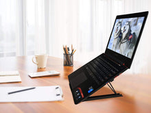 Load image into Gallery viewer, Mesh Ventilated Adjustable Laptop Stand Portable Folding Light Box Laptop Pad Stand Portable Folding Light Box Laptop Pad Stand
