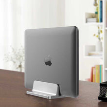 Load image into Gallery viewer, Metal Dual-slot Vertical Adjustable Laptop Stand Tablets Cooling Support Holder For Laptop Computer Holder Stand Home Office