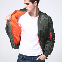 Load image into Gallery viewer, Military tactical Male Army MA-1 Flight Bomber Jacket Baseball Varsity College Pilot Air Force Waterproof Winter Coat For Men