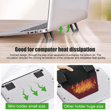 Load image into Gallery viewer, Mini Laptop-Stand fixed bracket, computer cooling base suitable for notebook computer table office use