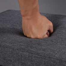 Load image into Gallery viewer, Minimalist Modern Design Upholstered soft cover and metal ottoman stool bench shoes stool Living Room bed end stools long bench