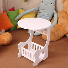 Load image into Gallery viewer, Modern Coffee End Side Table L/S/Mini Size For Home Living Room Tea Desk WPC Material Two Layers Round Edge Storage Shelf
