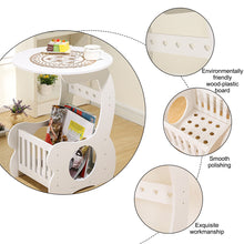 Load image into Gallery viewer, Modern Coffee End Side Table L/S/Mini Size For Home Living Room Tea Desk WPC Material Two Layers Round Edge Storage Shelf