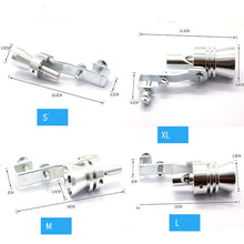 Load image into Gallery viewer, Motorbike Car Exhaust Fake Turbo Whistle Pipe Sound Muffler Blow Off Valve Universal Simulator Whistler