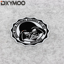 Load image into Gallery viewer, Motorcycle Automobile Body Stickers Death Training ACADEMY EST 1977 War Mask Man Car Styling Bike Vinyl Tape Bumper