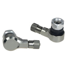 Load image into Gallery viewer, Motorcycle Automobile Universal Aluminum Alloy Tire Valve Vacuum Tire 90 Degree Modeling Valve Cap Valve cover