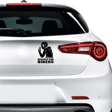 Load image into Gallery viewer, Motorcycle Helmet Sticker Bicycle Protection Automobile Decoration Motorcycle Styling 3D Respect Car Sticker Reflective Sticker