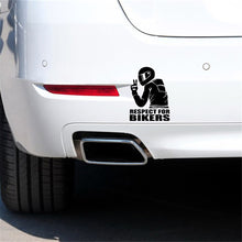 Load image into Gallery viewer, Motorcycle Helmet Sticker Bicycle Protection Automobile Decoration Motorcycle Styling 3D Respect Car Sticker Reflective Sticker
