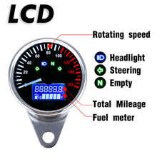 Load image into Gallery viewer, Motorcycle Speedometer Tachometer Automobile Digital Motorcycle Tachometer