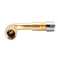 Load image into Gallery viewer, Motorcycle Trucks Stem Cap Adapter Tyre Valve Parts Replacement 90 Degree Vehicle Automobile Copper Air Tire Durable
